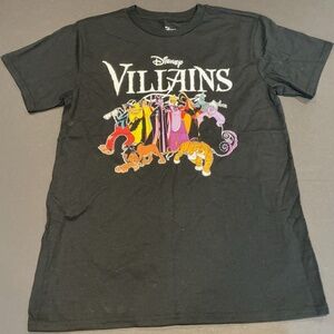 Disney Villains Graphic T Shirt Maleficent Ursula Scar Evil Queen Tee Size Large